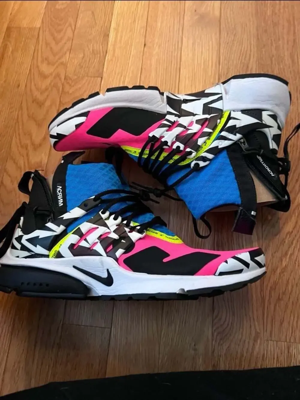 Nike Air Presto Mid x Acronym Racer Pink Photo Blue